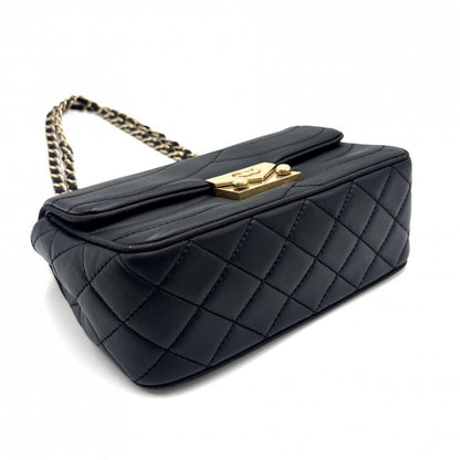 Chanel 2WAY Ladies Double Chain Wave Stitching Shoulder Bag Handbag Shoulder