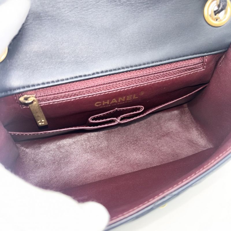 Chanel 2WAY Ladies Double Chain Wave Stitching Shoulder Bag Handbag Shoulder