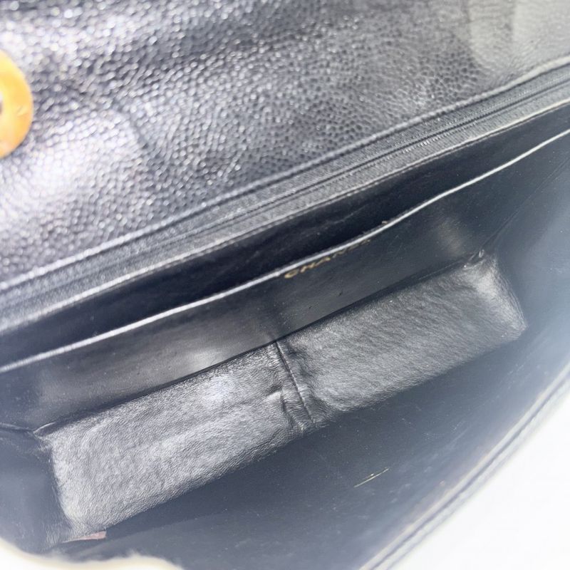 Chanel Shoulder Bag Women Mademoiselle Double Chain Coco Mark Turnlock Shoulder