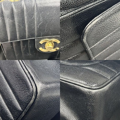 Chanel Shoulder Bag Women Mademoiselle Double Chain Coco Mark Turnlock Shoulder