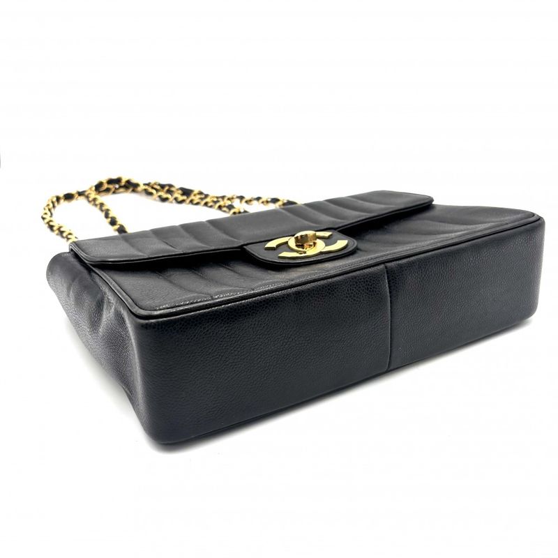 Chanel Shoulder Bag Women Mademoiselle Double Chain Coco Mark Turnlock Shoulder