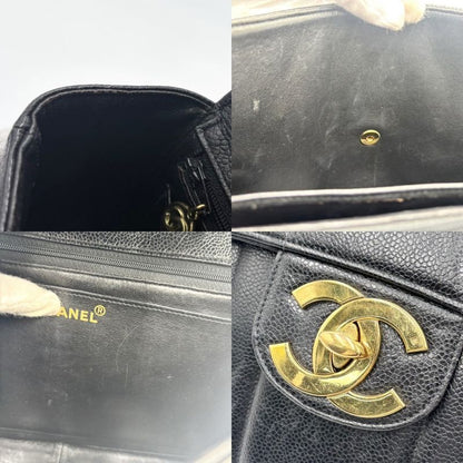 Chanel Shoulder Bag Women Mademoiselle Double Chain Coco Mark Turnlock Shoulder