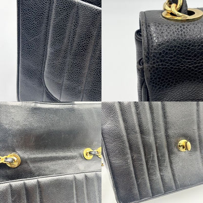 Chanel Shoulder Bag Women Mademoiselle Double Chain Coco Mark Turnlock Shoulder