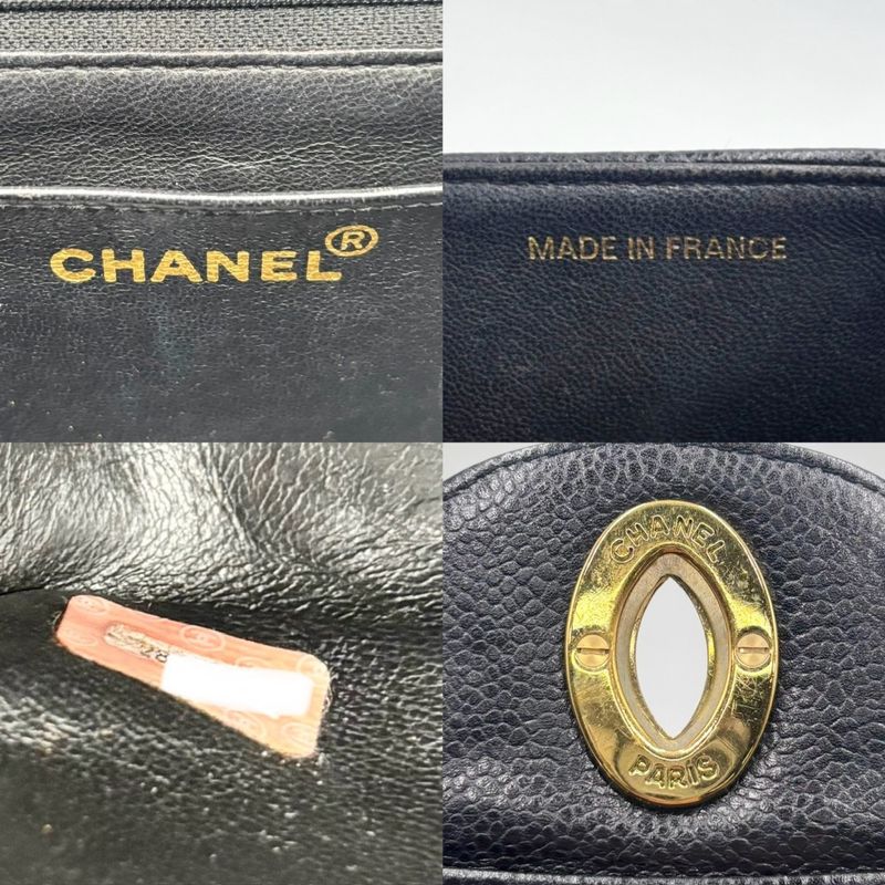 Chanel Shoulder Bag Women Mademoiselle Double Chain Coco Mark Turnlock Shoulder