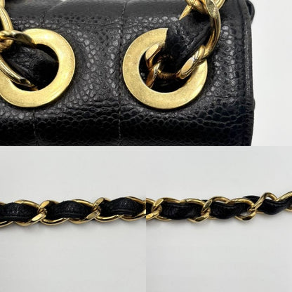 Chanel Shoulder Bag Women Mademoiselle Double Chain Coco Mark Turnlock Shoulder