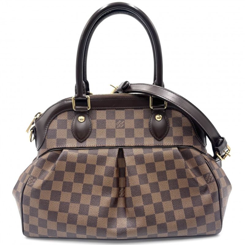 Louis Vuitton 2WAY Ladies Damier Trevi PM Handbag Shoulder Bag Shoulder Bag