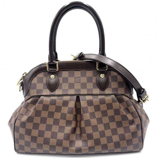 Louis Vuitton 2WAY Ladies Damier Trevi PM Handbag Shoulder Bag Shoulder Bag
