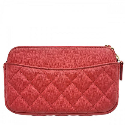 Chanel Chain Wallet Women Matelasse Shoulder Pouch Shoulder Crossbody Coco Mark