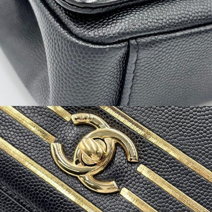 Chanel Waist Bag Women Body Bag Small Turnlock Coco Mark Bag Chanel Caviar Skin