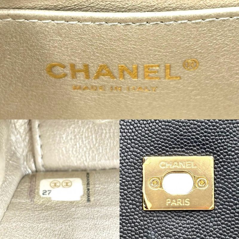 Chanel Waist Bag Women Body Bag Small Turnlock Coco Mark Bag Chanel Caviar Skin