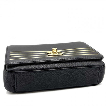 Chanel Waist Bag Women Body Bag Small Turnlock Coco Mark Bag Chanel Caviar Skin