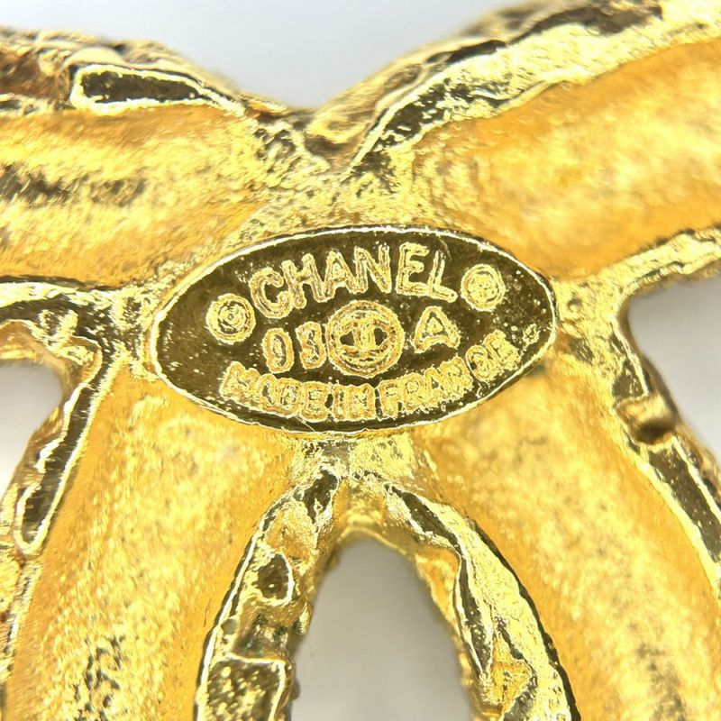 Chanel Brooch Ladies Magma Coco Mark Coco Accessories Fringe Lava Vintage