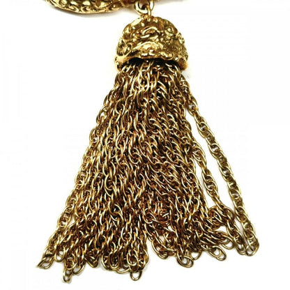 Chanel Brooch Ladies Magma Coco Mark Coco Accessories Fringe Lava Vintage