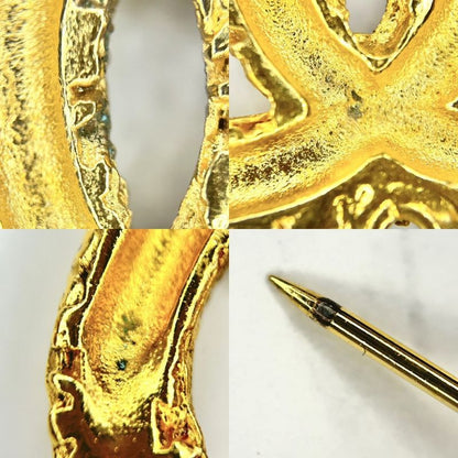 Chanel Brooch Ladies Magma Coco Mark Coco Accessories Fringe Lava Vintage