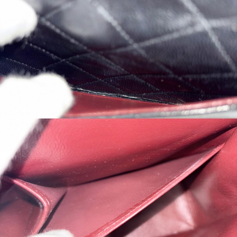 Chanel Shoulder Bag Women Matelasse 25 Double Chain Double Flap Shoulder