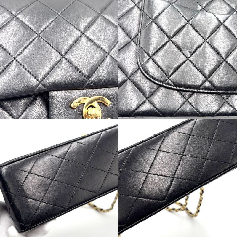Chanel Shoulder Bag Women Matelasse 25 Double Chain Double Flap Shoulder