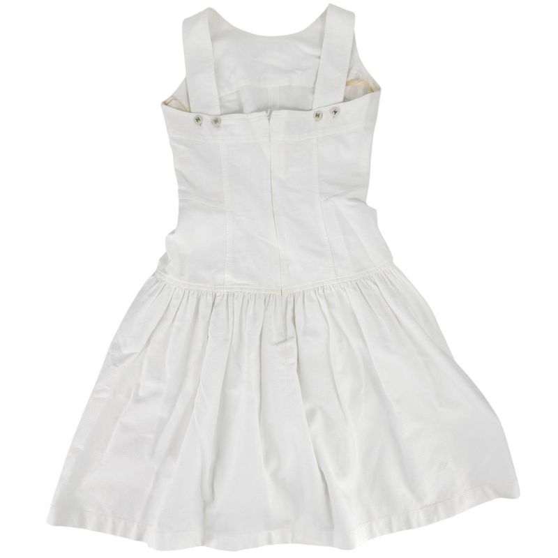 Chanel Dress Women's Coco Button Coco Mark Coco Sleeveless Apparel Clothing