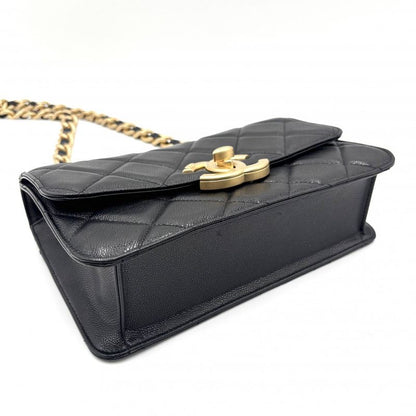 Chanel Shoulder Bag Women Matelasse Coco Mark Turnlock Shoulder Crossbody Coco