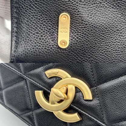 Chanel Shoulder Bag Women Matelasse Coco Mark Turnlock Shoulder Crossbody Coco