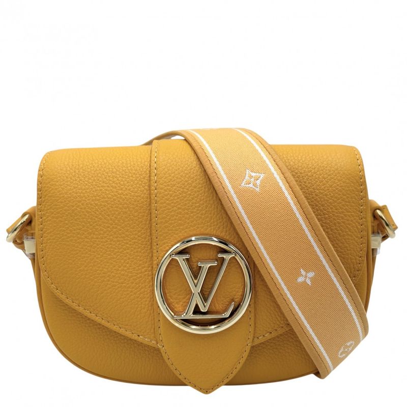 Louis Vuitton Shoulder Bag Women Pont Neuf Soft PM Shoulder Crossbody Orange