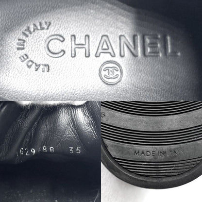 Chanel Shoes Women's Coco Mark Sneakers Low Cut Logo Coco Size 35 Approx 22cm