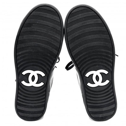 Chanel Shoes Coco Mark Sneakers Low Cut Logo Size 35 Approx 22 cm