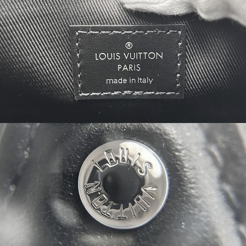 Louis Vuitton 2WAY Men's Monogram Eclipse Sac Plastic MINI Handbag Shoulder Bag