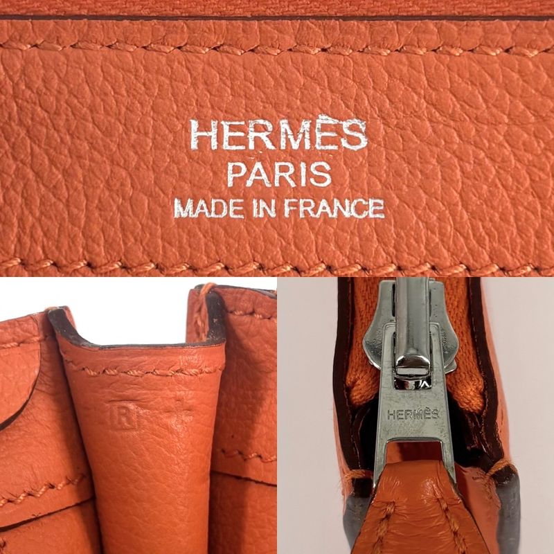 Hermes Clutch Bag Unisex Zip Tablet Second Bag Pouch Men Ladies Hermes □R