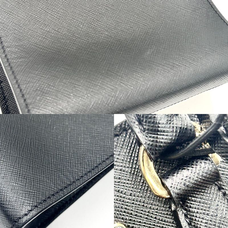 Prada 2WAY Ladies Triangle Logo Mini Tote Handbag Shoulder Bag Shoulder