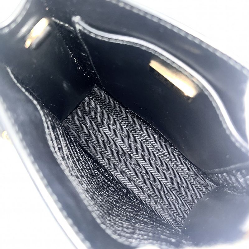 Prada 2WAY Ladies Triangle Logo Mini Tote Handbag Shoulder Bag Shoulder