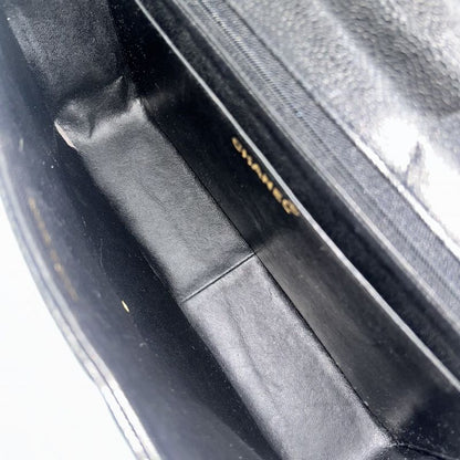 Chanel Shoulder Bag Women's Mademoiselle Coco Mark Double Chain Chanel Caviar