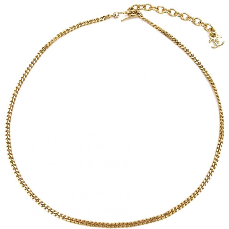 Chanel Necklace Women's Chain Accessory With Simple Adjuster Coco Mark Chanel