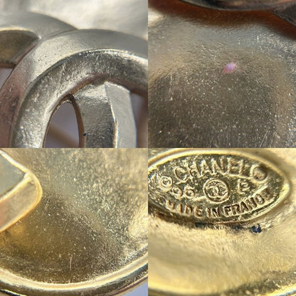 Chanel Brooch Ladies Coco Mark Accessories Vintage Chanel GP 96P Gold Approx