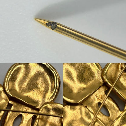 Chanel Brooch Ladies Coco Mark Accessories Vintage Chanel GP 96P Gold Approx