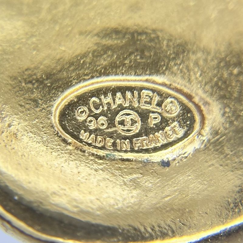 Chanel Brooch Ladies Coco Mark Accessories Vintage Chanel GP 96P Gold Approx