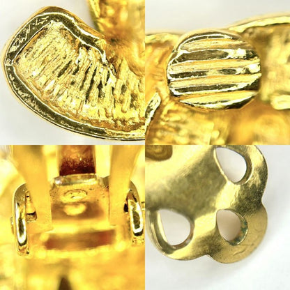 Chanel Earrings Ladies Coco Mark Matelasse Vintage Accessories Chanel GP Gold