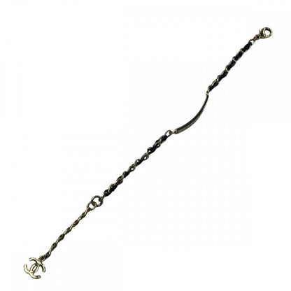 Chanel Bracelet Women Chain Logo Plate Accessories Coco Mark With Adjuster