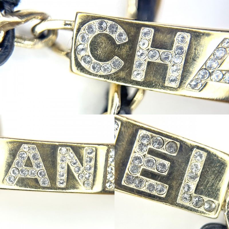 Chanel Bracelet Women Chain Logo Plate Accessories Coco Mark With Adjuster
