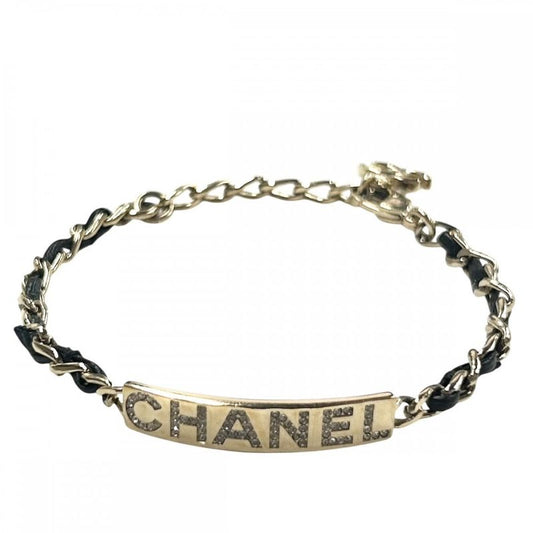 Chanel Bracelet Women Chain Logo Plate Accessories Coco Mark With Adjuster