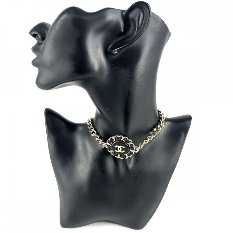 Chanel Necklace Women's Chain Design Coco Mark Accessories Choker With Adjuster