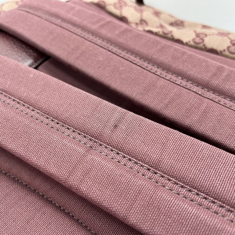 Gucci Backpack Men's Backpack GG Canvas Gucci 562911 Bordeaux Gold Hardware