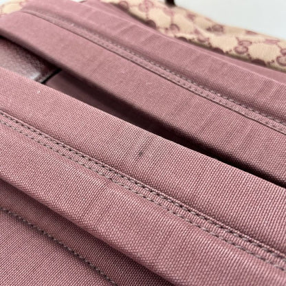 Gucci Backpack Men's Backpack GG Canvas Gucci 562911 Bordeaux Gold Hardware