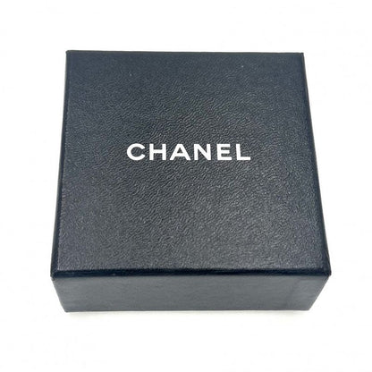 Chanel Earring Women's Coco Mark Accessories Chanel Rhinestone B14B Black Black
