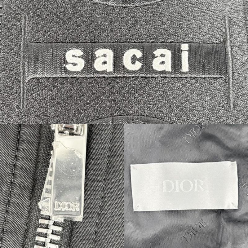 Dior Blouson Sacai Collaboration Hybrid Bomber Jacket Outer MA-1