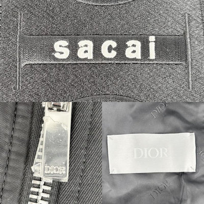 Dior Blouson Men's Sacai Collaboration Hybrid Bomber Jacket Outer MA-1 Sacai