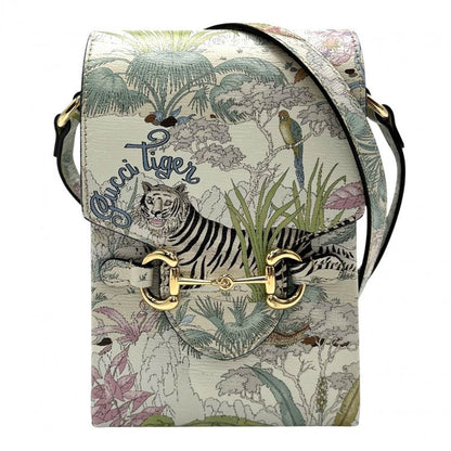 Gucci Shoulder Bag Women Taiga Horsebit 1955 Mini Bag Animal Shoulder Crossbody