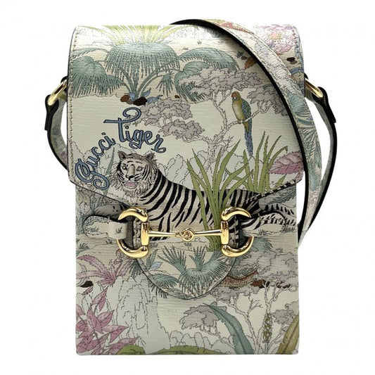 Gucci Shoulder Bag Women Taiga Horsebit 1955 Mini Bag Animal Shoulder Crossbody