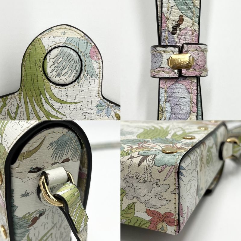 Gucci Shoulder Bag Women Taiga Horsebit 1955 Mini Bag Animal Shoulder Crossbody