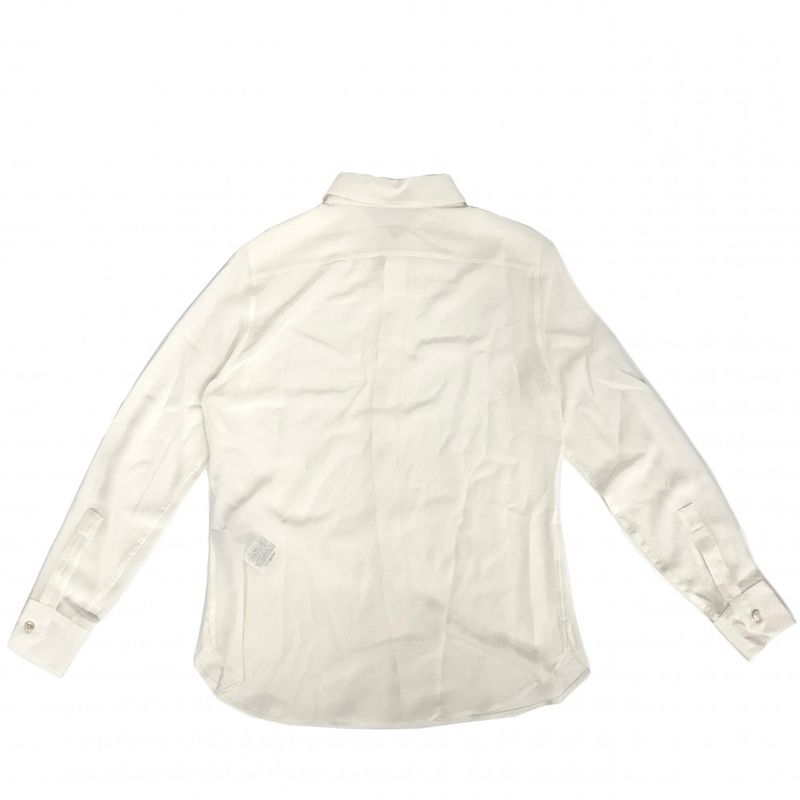 Saint Laurent Paris Long Sleeve Shirt Women's Bow Tie Blouse Tops Apparel