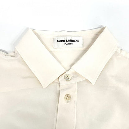 Saint Laurent Paris Long Sleeve Shirt Women's Bow Tie Blouse Tops Apparel